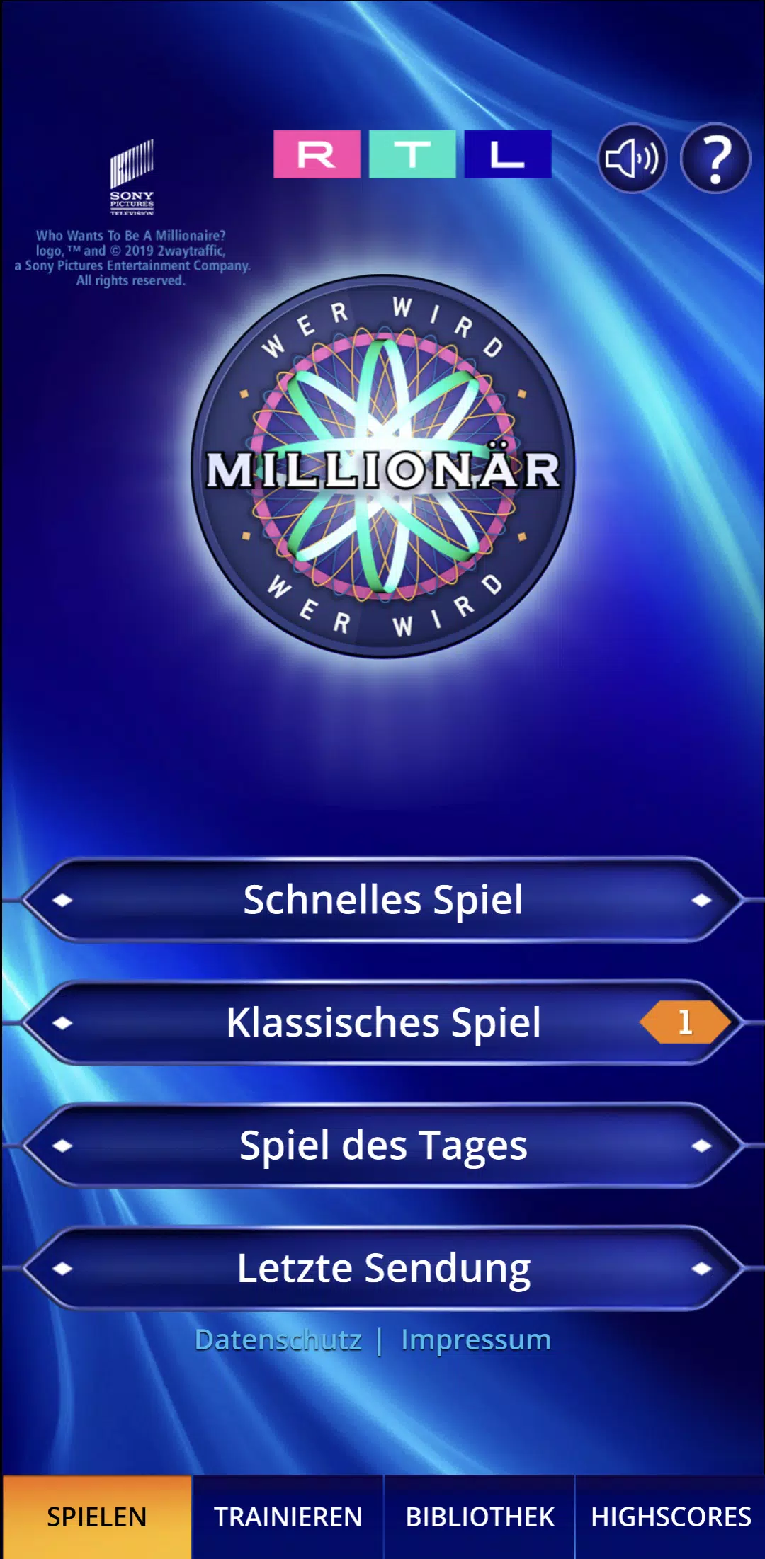 Wer wird Millionär? Training应用截图第1张