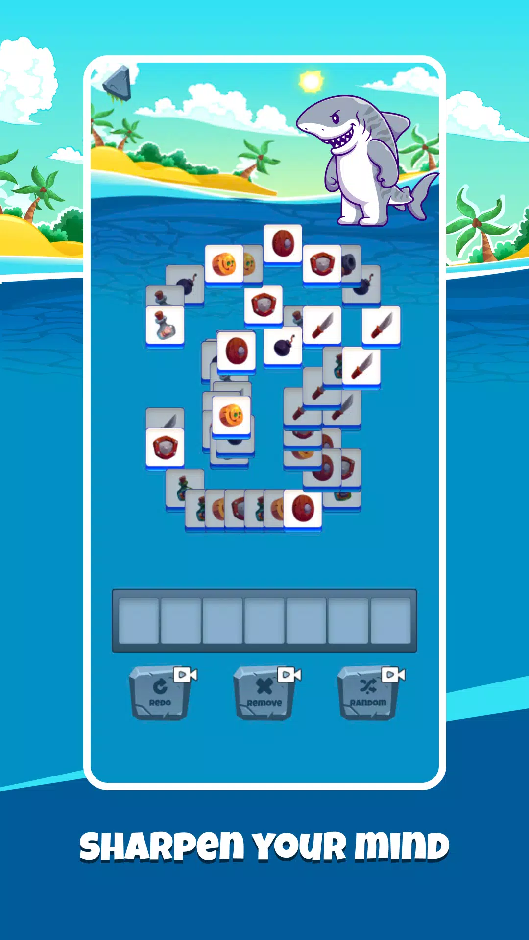 Shark Attack:Match Puzzle Game Скриншот 0