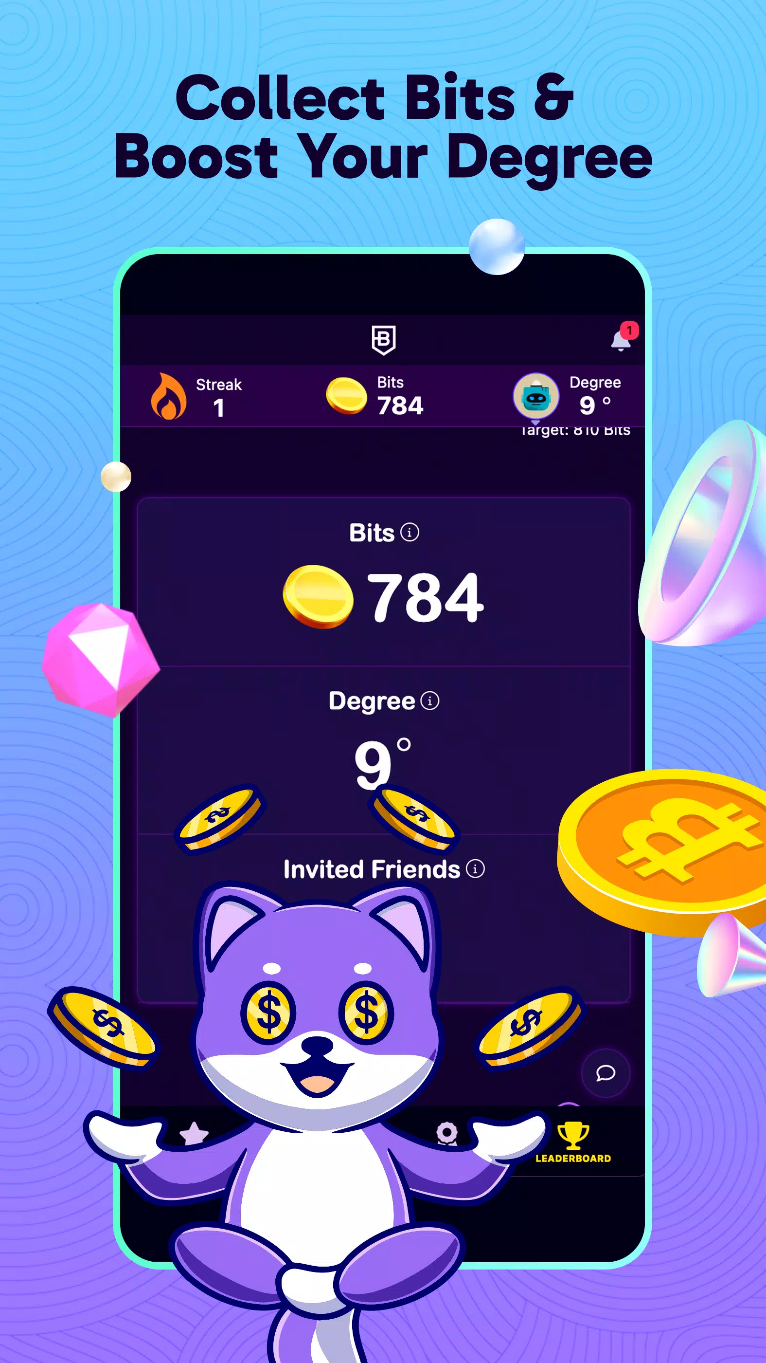 BitDegree: Play & Earn Crypto Captura de pantalla 3