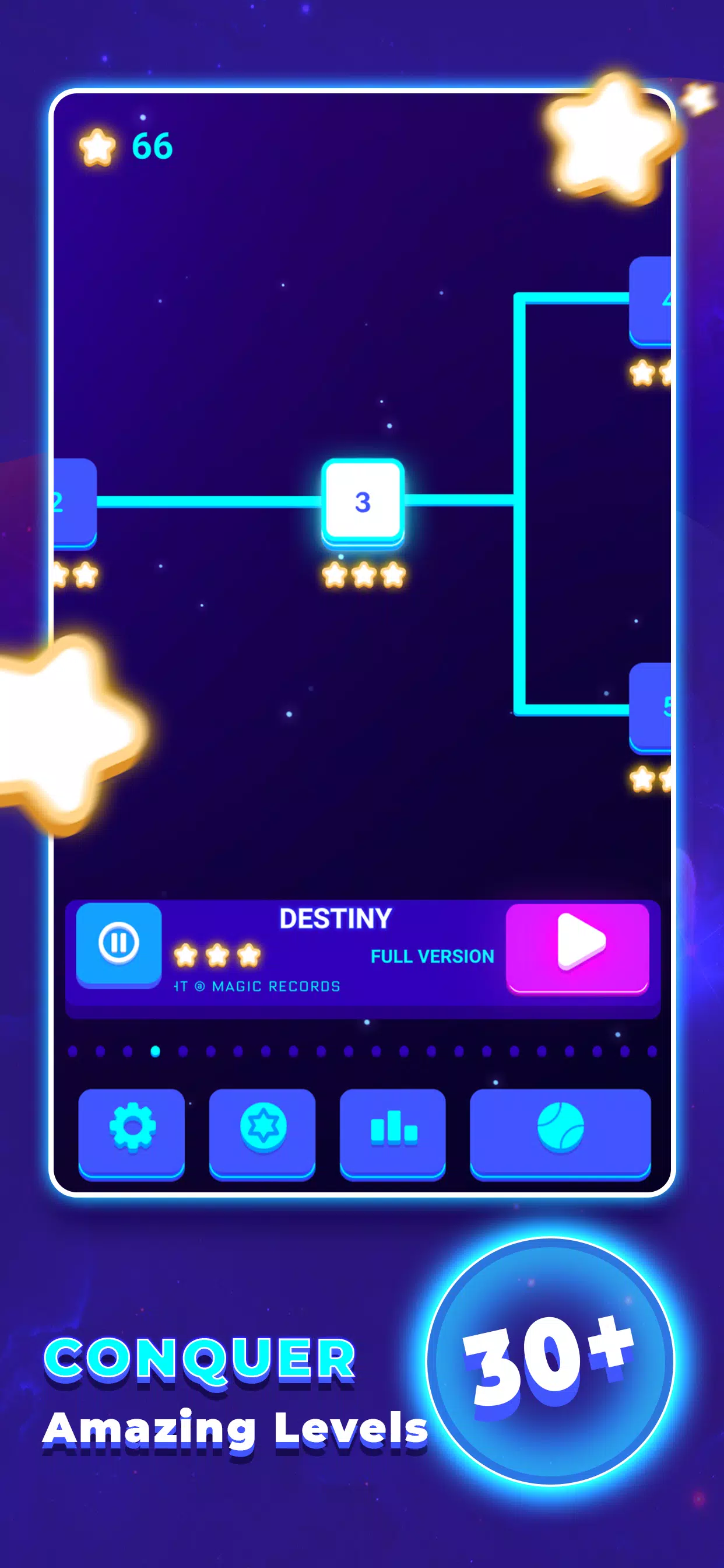 Jump Ball: Tiles and Beats Ảnh chụp màn hình 0