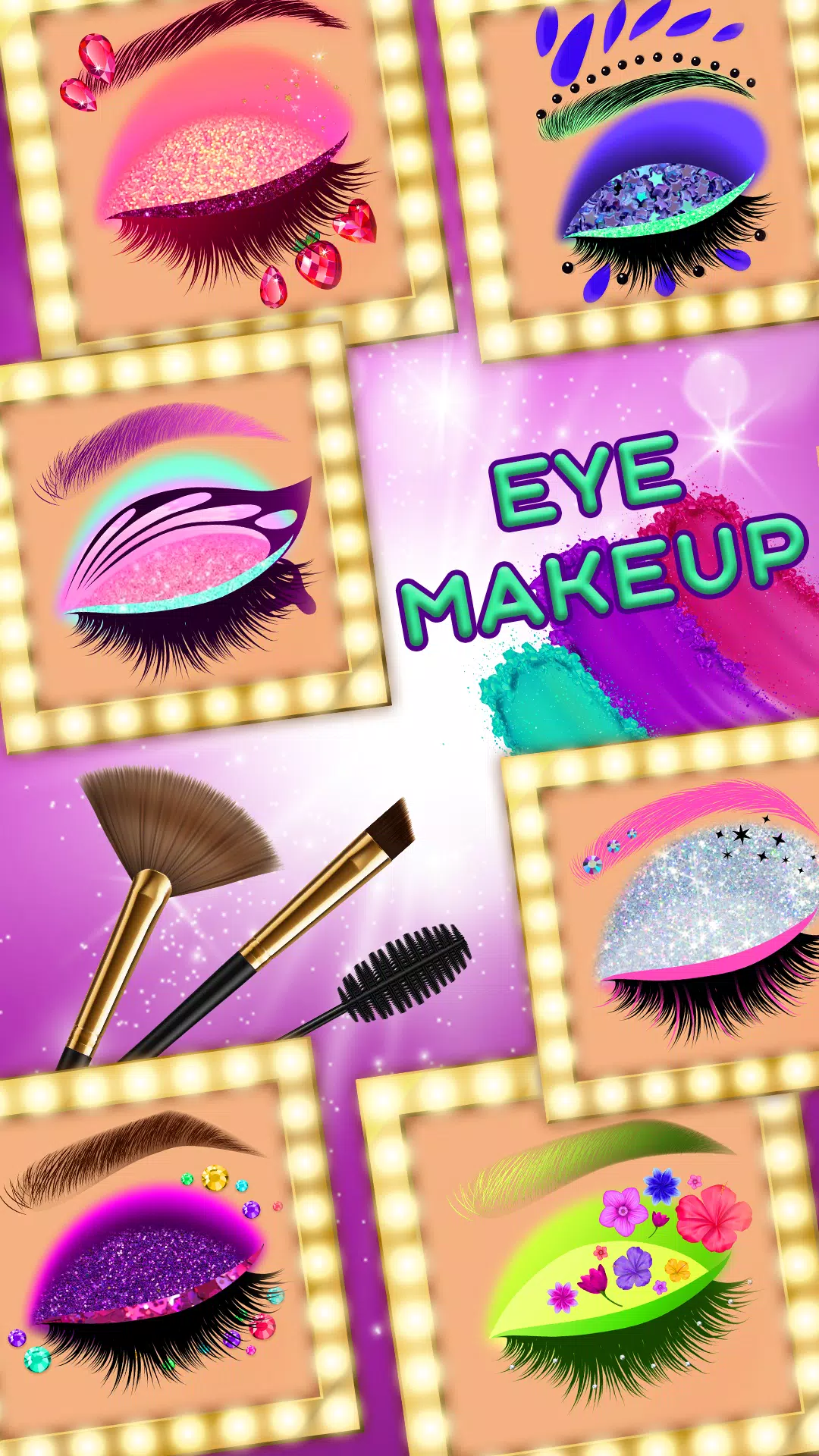 Eye makeup for girls ภาพหน้าจอ 0