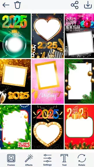 Christmas Photo Frames & Cards 스크린샷 1