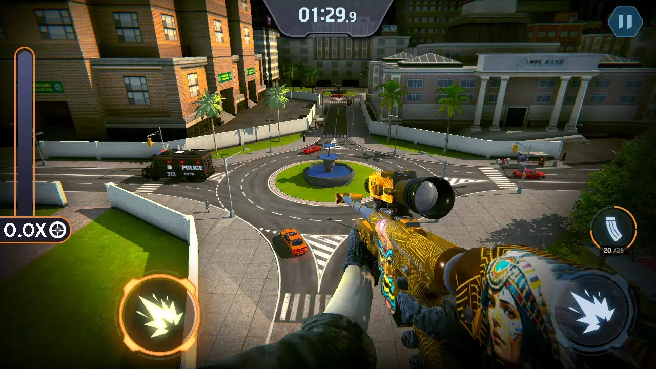 Modern Sniper 3d: Gun Shooting ภาพหน้าจอ 1