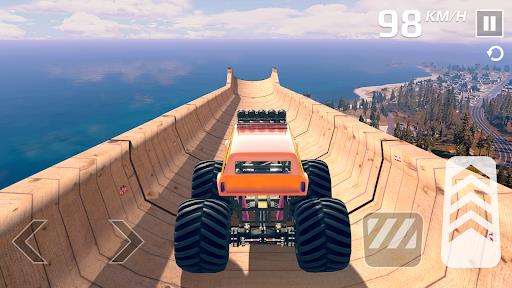 Monster Truck Mega Ramp Stunt Скриншот 1