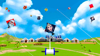 Osman Gazi kite flying 3d game Schermafbeelding 3