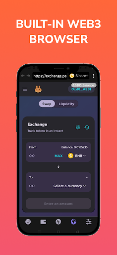 WalletSwap Crypto Wallet ဖန်သားပြင်ဓာတ်ပုံ 0