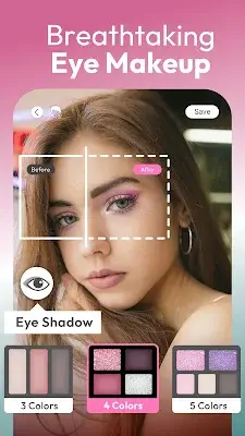 YouCam Makeup - Selfie Editor Ekran Görüntüsü 3