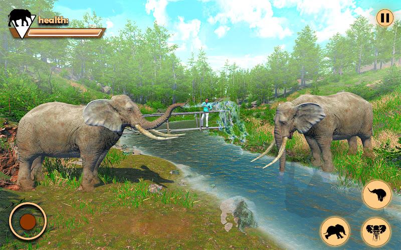 Elephant Simulator Animal Game 스크린샷 3