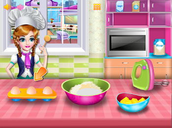 Girls cooking special cake Ảnh chụp màn hình 2