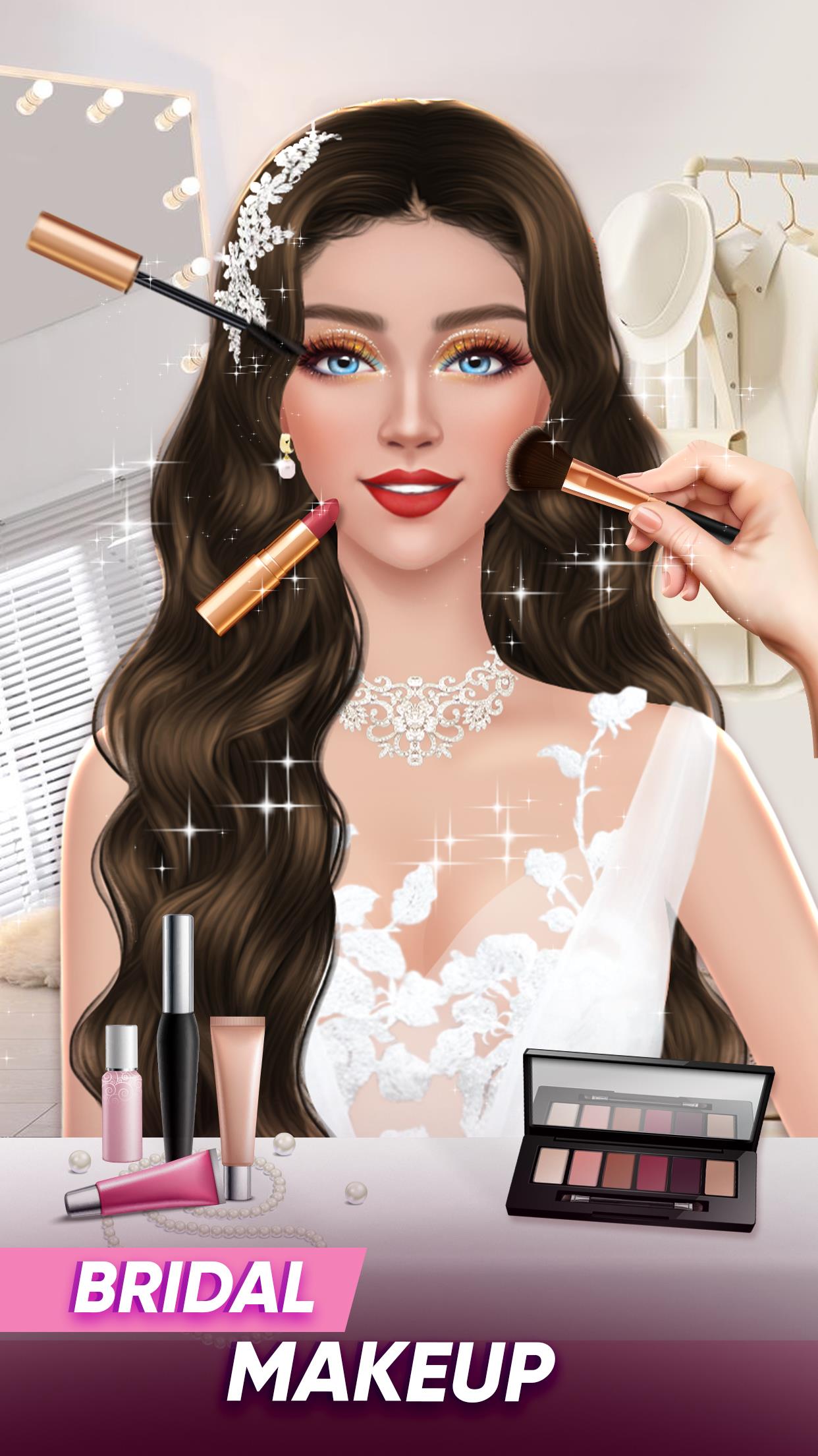 Wedding Dress Up Bridal Makeup Capture d'écran 1