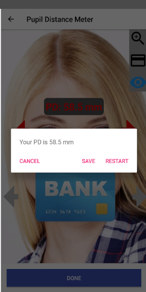 Pupil Distance Meter Скриншот 2