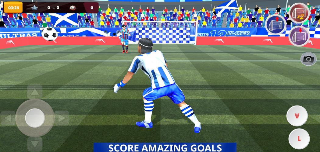 Goalie Wars Football Online Schermafbeelding 1