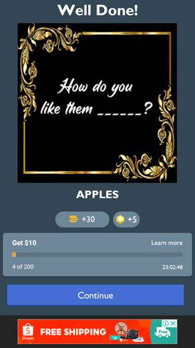 Fill in the Blank Word Quiz应用截图第2张