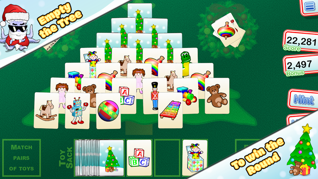 Christmas Tree Solitaire Скриншот 2