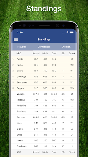 Football NFL 2017 Schedule, Live Scores, & Stats應用截圖第1張