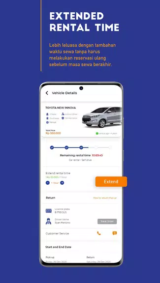TRACtoGo: Rental Mobil & Bus स्क्रीनशॉट 3