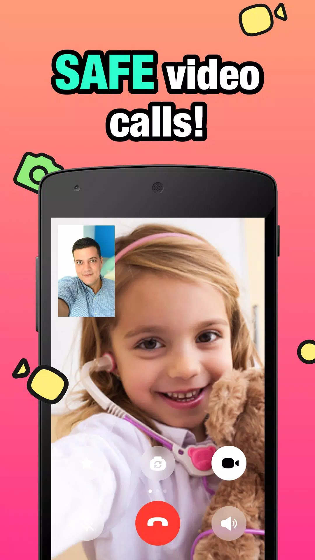 JusTalk Kids Messenger Captura de tela 0