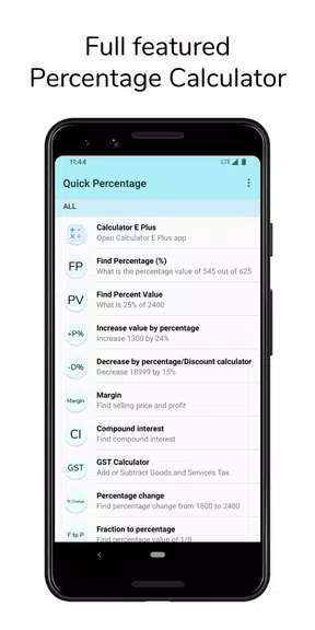 Quick Percentage Calculator Tangkapan skrin 0