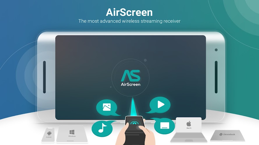 AirScreen - AirPlay & Cast Ảnh chụp màn hình 0