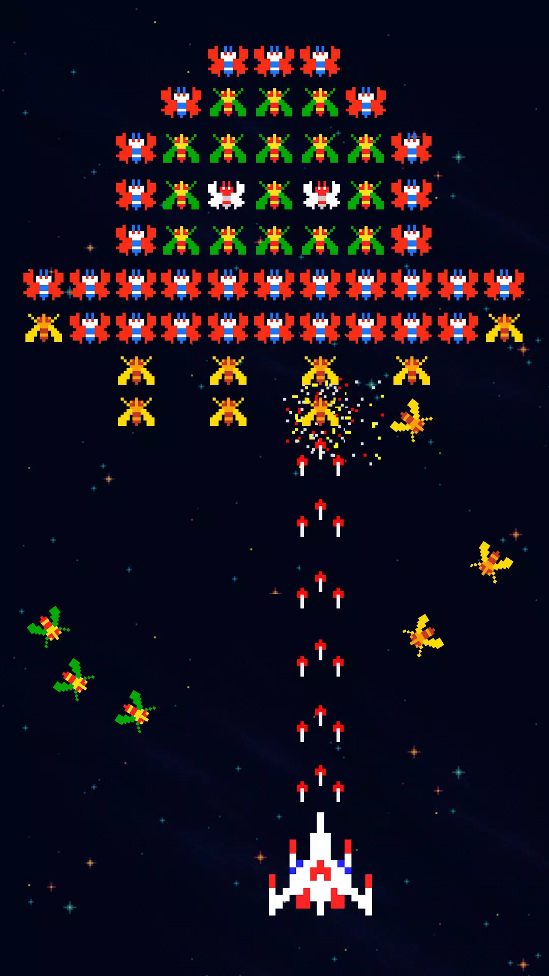 Falcon: Classic Space Invaders Schermafbeelding 2