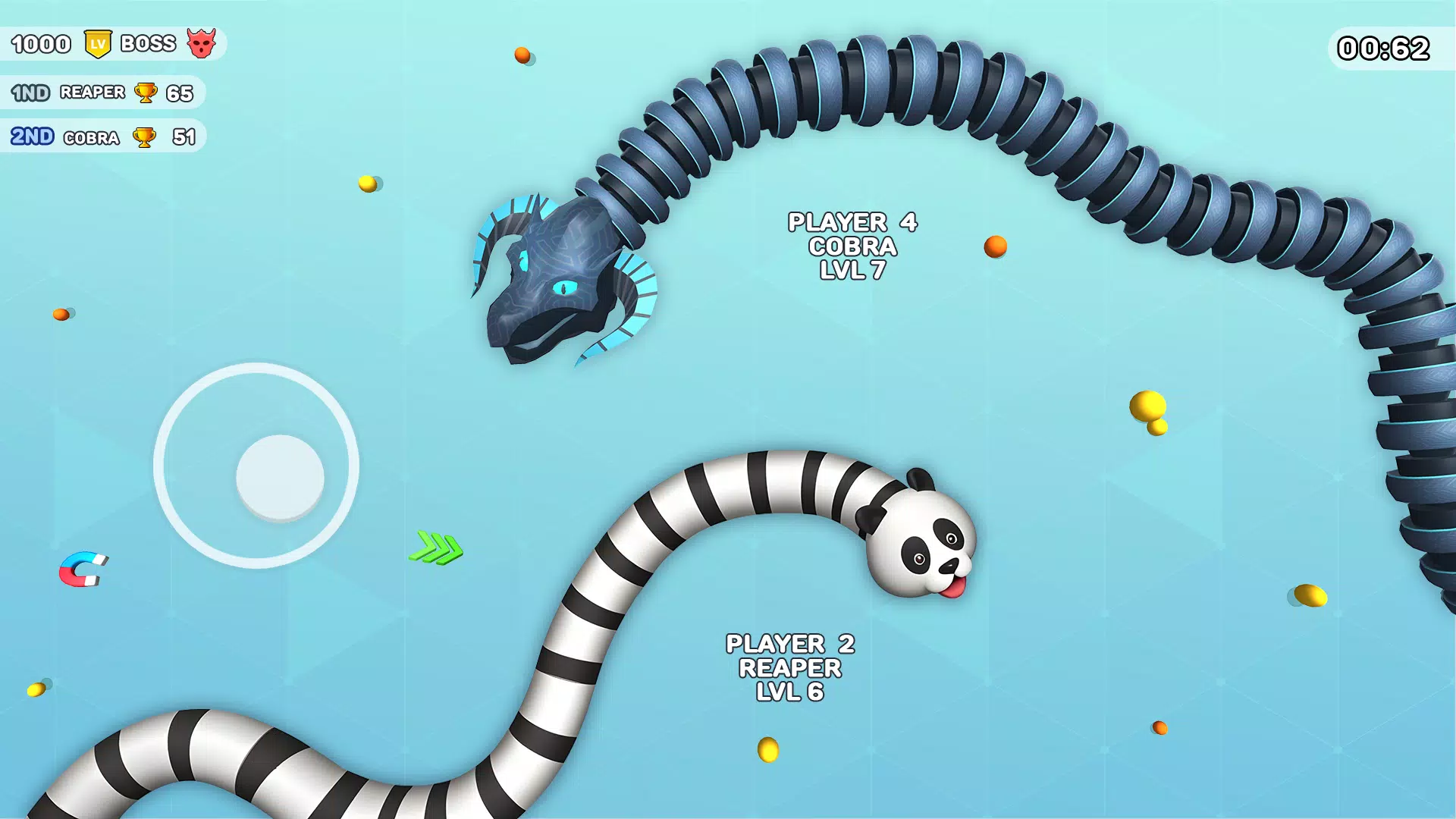 Worms Clash - Snake Games Zrzut ekranu 2