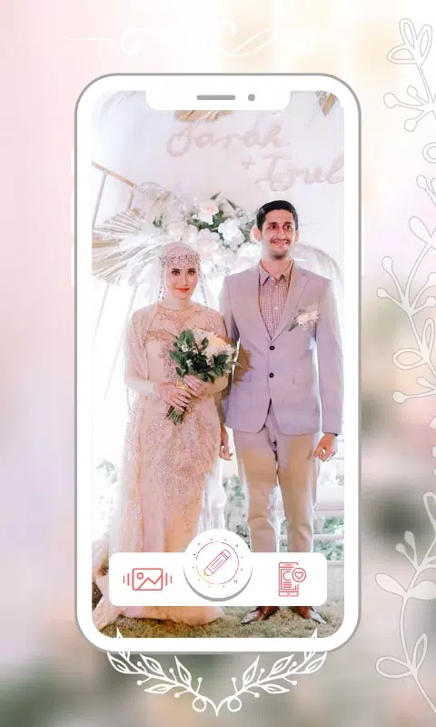 Hijab Couple Bridal Editor 스크린샷 1