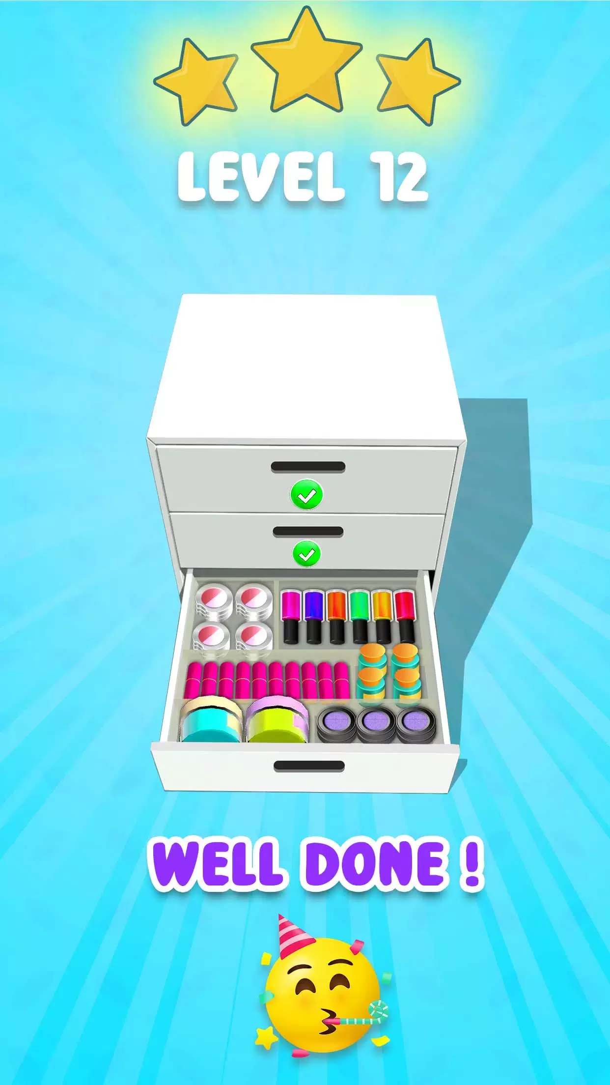 Fill the Makeup Organizer Game স্ক্রিনশট 0