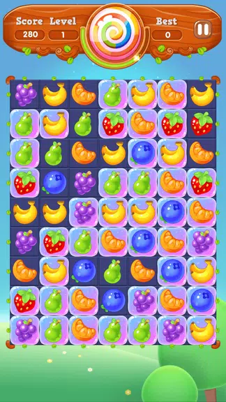 Fruit Melody - Match 3 Games Ảnh chụp màn hình 0