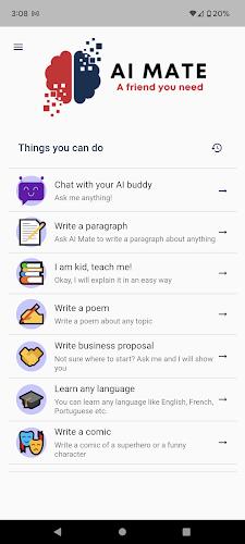 AI Mate - GPT chat स्क्रीनशॉट 0