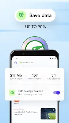 Opera Mini: Fast Web Browser Zrzut ekranu 3