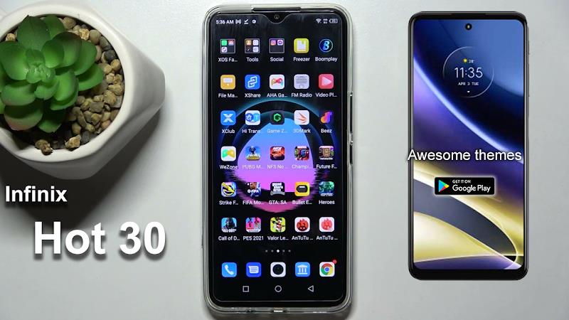 Infinix Hot 30 Launcher:Themes Ekran Görüntüsü 1