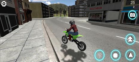 Wheelie King 6 : Moto Rider 3D Ekran Görüntüsü 1