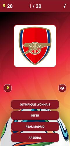Guess the Soccer Logo Quiz スクリーンショット 0
