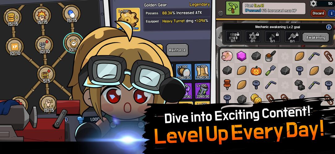 Mechanic Legends : Idle RPG Captura de tela 3