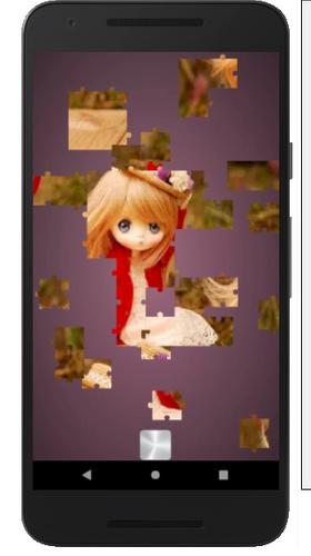Cute Dolls Jigsaw Slide Puzzle スクリーンショット 0