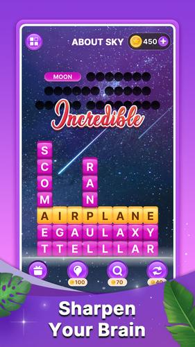 Word Search Block Puzzle Game Schermafbeelding 2