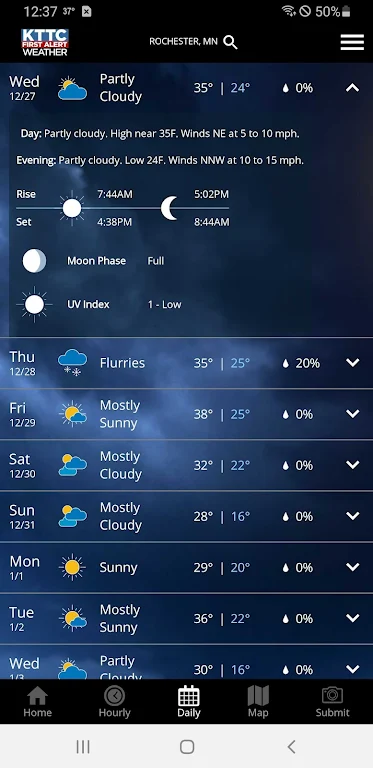 KTTC First Alert Weather Ekran Görüntüsü 2