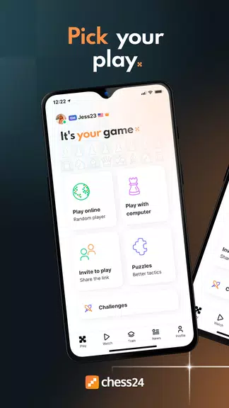 chess24 > Play, Train & Watch Ảnh chụp màn hình 0