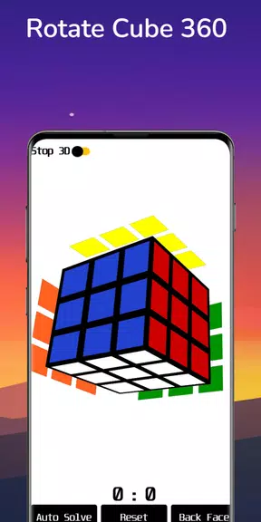 Rubik's Cube Solver - 3D Cube ภาพหน้าจอ 0