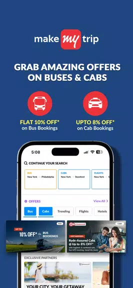 MakeMyTrip - Flights & Hotels Ekran Görüntüsü 2