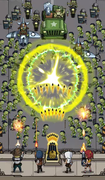 Zombie War Idle Defense Game Tangkapan skrin 2