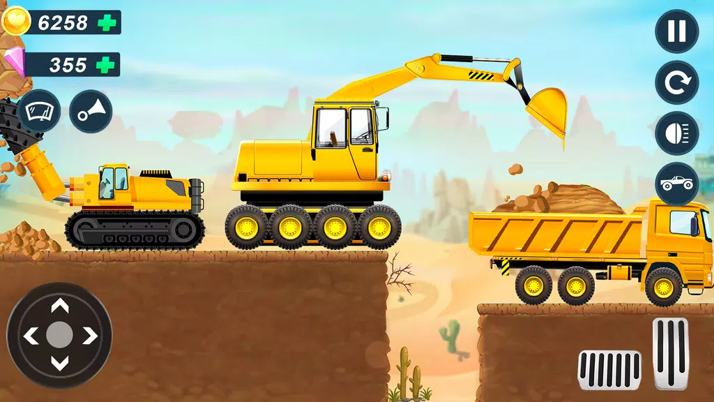 JCB Construction Truck Games 스크린샷 1