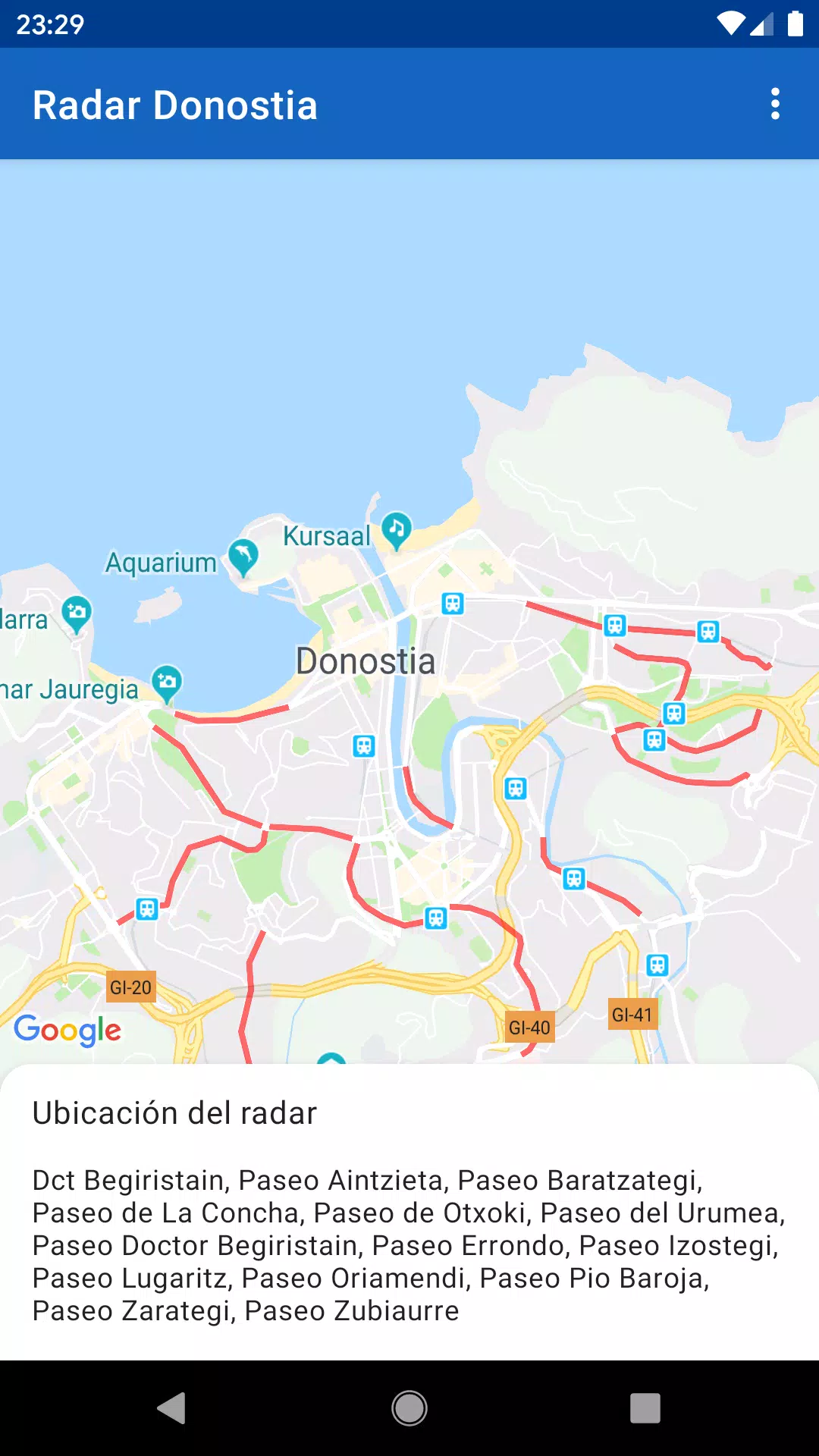 Radar Donostia ภาพหน้าจอ 0