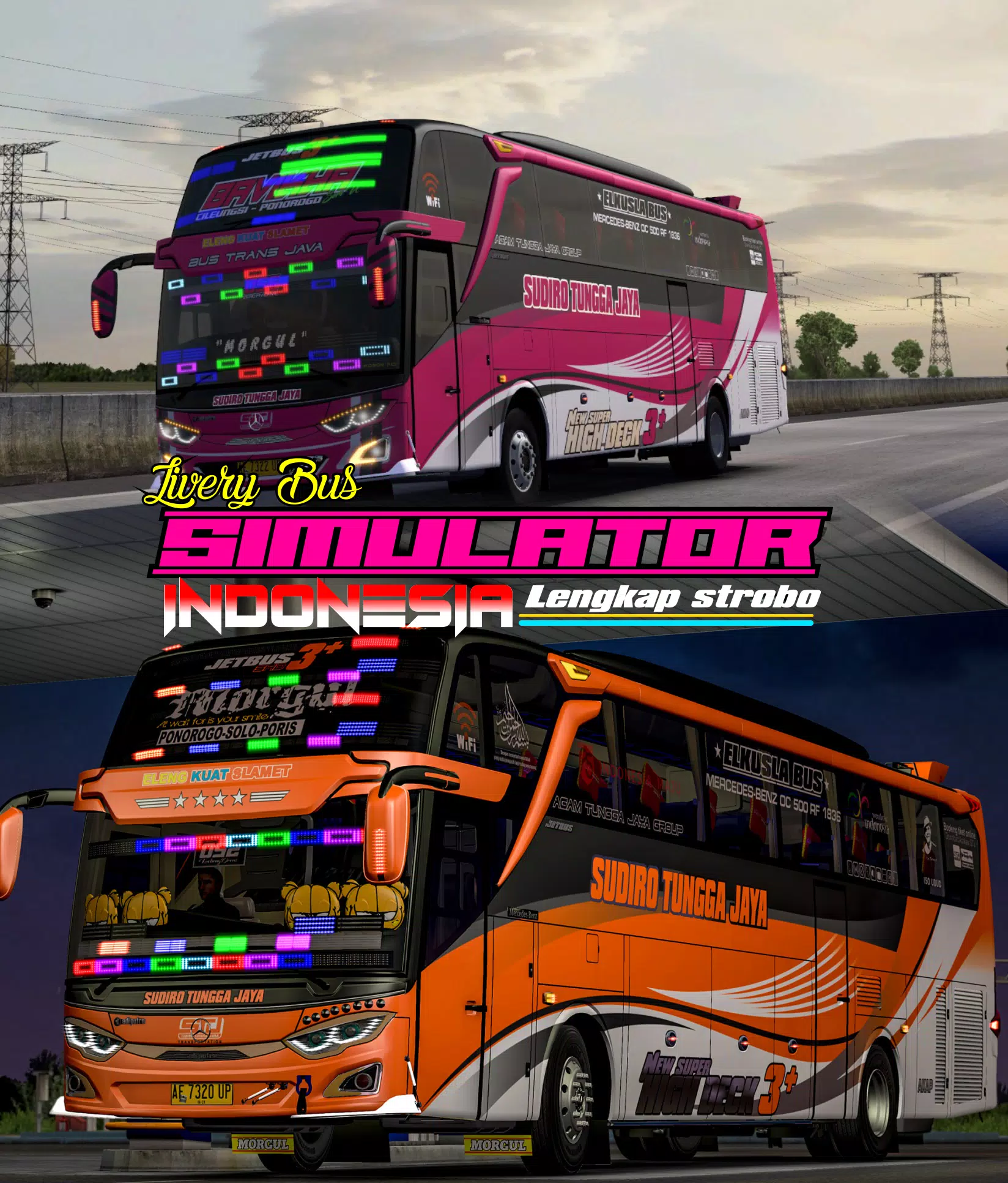 Skin Bus Simulator Indonesia Tangkapan skrin 0