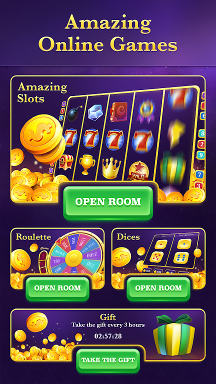 Amazing Casino Games & Slots ဖန်သားပြင်ဓာတ်ပုံ 0