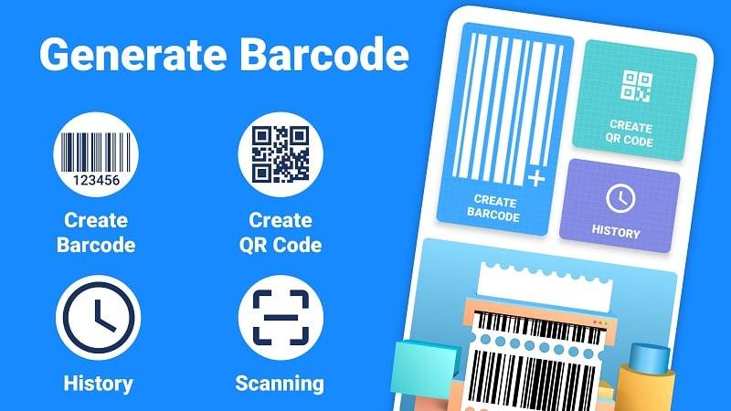 Barcode Generator & Scanner ภาพหน้าจอ 0