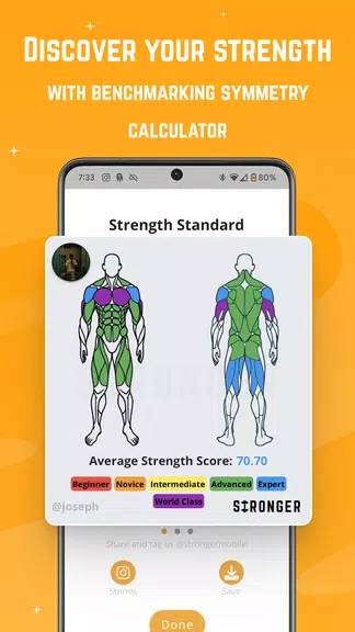 Stronger - Workout Gym Tracker Captura de tela 1