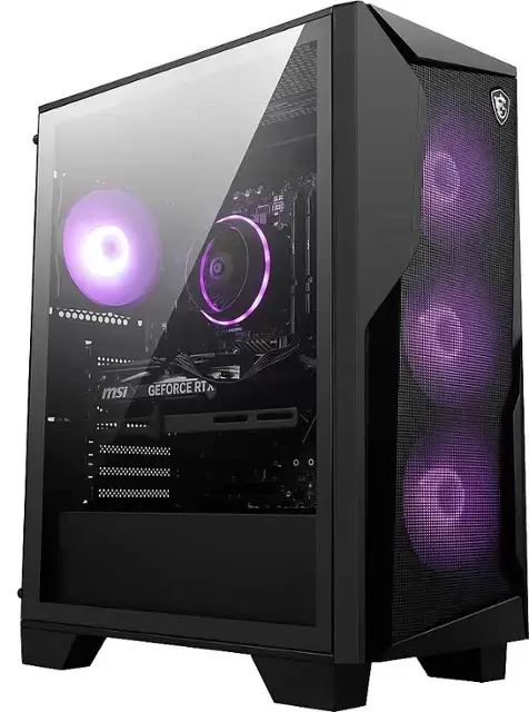 MSI - Codex R2 Gaming Desktop - Intel Core i5-14400F - Memoria de 16 GB - Nvidia GeForce RTX 4060 - 1TB SSD - Negro