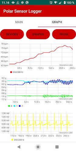 Polar Sensor Logger ဖန်သားပြင်ဓာတ်ပုံ 3