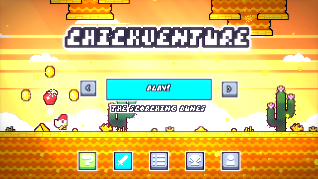 Chickventure: A Runner Game Tangkapan skrin 2